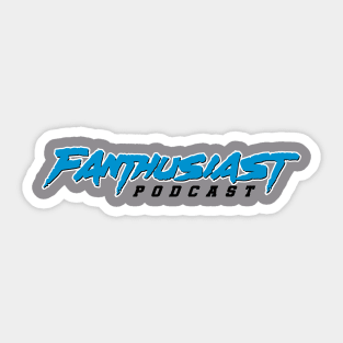 Fanthusiast Podcast Wordmark Sticker